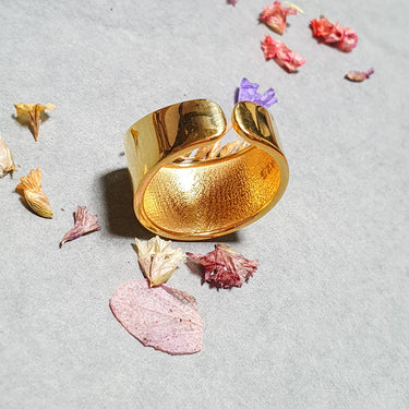 Adjustable 14K Gold Ring